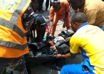 Dispatch Rider Dies as Two Trucks Collide in Lagos