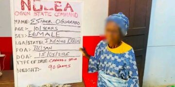 NDLEA Arrests 101-Year-Old Woman for Selling Cannabis in Ogun