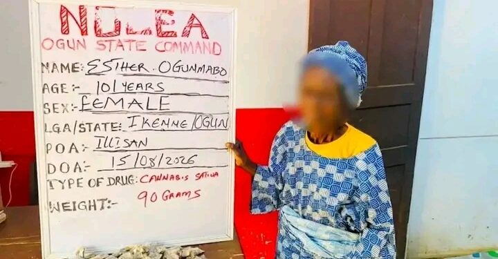 NDLEA Arrests 101-Year-Old Woman for Selling Cannabis in Ogun