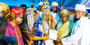 Abiodun Installs New Elegushi of Egushi Ota, Urges Peace, Unity
