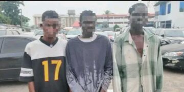Police arrest three suspected carjackers in Lagos, recover pistols