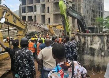 One Dead, Four Rescued as Four-Storey Building Collapses in Enugu