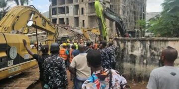One Dead, Four Rescued as Four-Storey Building Collapses in Enugu