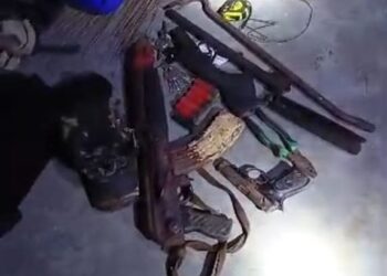 Fleeing Man Abandons Bag with Three Firearms in Ogun