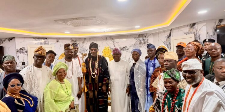 Olowu Confers Development Title on Yayi, Backs Ogun 2027 Ambition