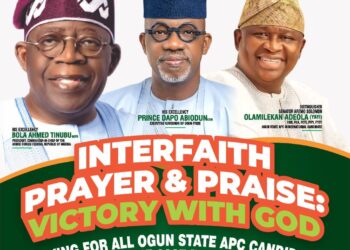 2027: Ogun APC to Hold Interfaith Prayer for Tinubu, Adeola, Other Candidates