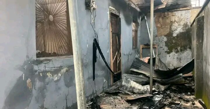 Newborn, Parents Escape Death as Fire Ravages Buildings in Kwara