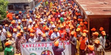 2027: Hundreds Turn Out as YAYI ADJ Nation Holds Ifo Mega Rally