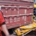 Mother, Child Crushed to Death as Two Container Trucks Overturn in Lagos
