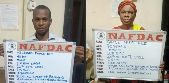 NAFDAC Raids Lagos Markets, Seizes ₦300m Worth of Banned Alcohol